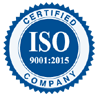 ISO 9001:2015 certification mark
